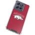 University of Arkansas-Fayetteville Razorbacks Logo Moto G Play 5G (2025) Clear Case